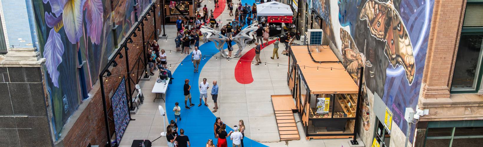 An event in Arts Alley